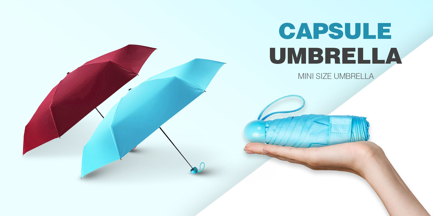 Pocket size mini Capsule umbrella